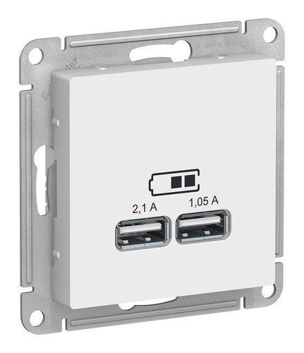 ATN000133 Розетка 2xUSB Systeme Electric ATLASDESIGN | Systeme Electric Russia Москва