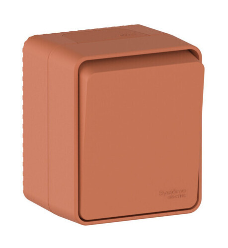 Systeme Electric Atlas Design Profi54 Наруж Терракотовый Выключатель 1-клавишный 10 АХ