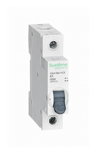 Systeme Electric City9 Set Автоматический выключатель C 1A 1P 4,5kA