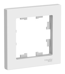 Рамка 1 пост Systeme Electric ATLASDESIGN, белый