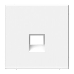 Накладка на розетку компьютерную RJ45 Systeme Electric ARTGALLERY, скрытый монтаж, белый