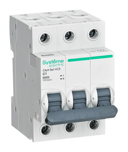 Systeme Electric City9 Set Автоматический выключатель C 1A 3P 6kA
