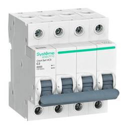 Systeme Electric City9 Set Автоматический выключатель C 3A 4P 6kA